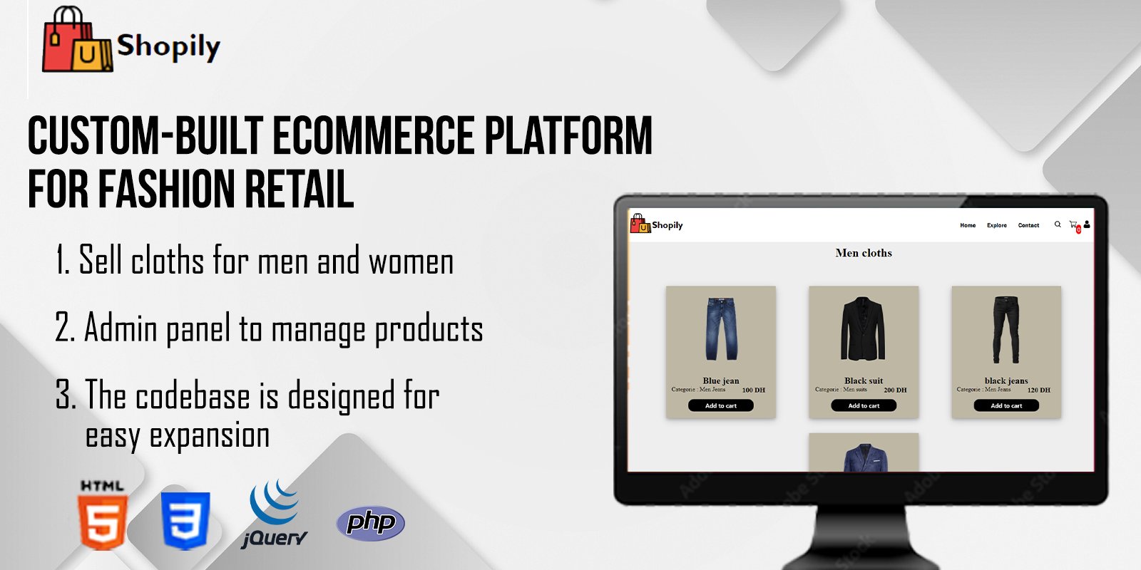 Shoupily -A Custom-Built eCommerce Platform